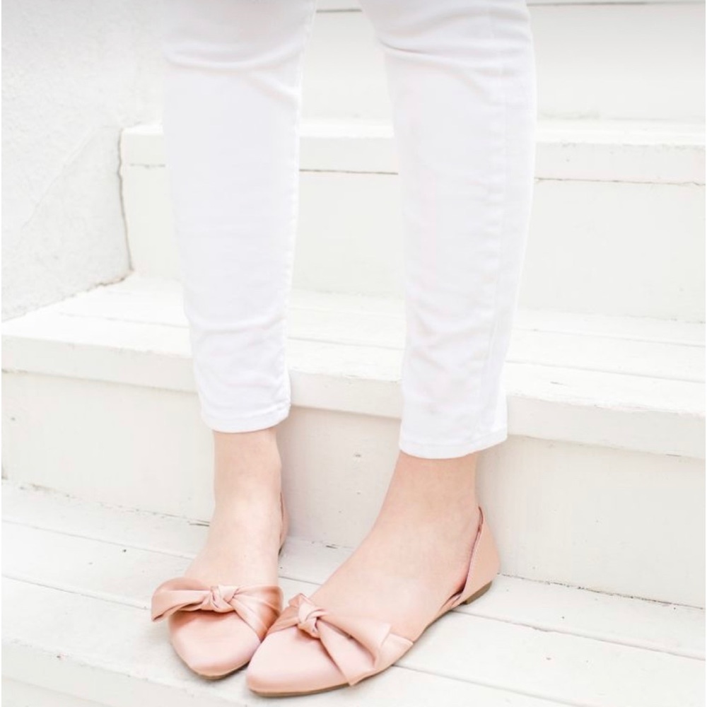 LC Lauren Conrad | Gazania D’Orsay Pink Flat | Size 10